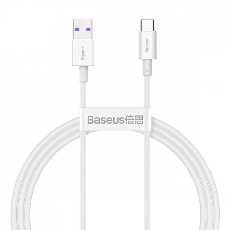 Кабель Baseus Superior Series Fast Charging Type-C 66W (1m) white, фото 1