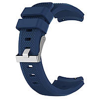 Ремінець силіконовий 22 мм ECO для годинника універсальний Темно-синій BeWatch (1021189)