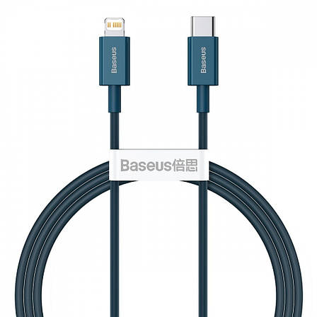 Кабель Baseus Superior Series Fast Charging Type-C to Lightning PD 20W (1m) blue, фото 1