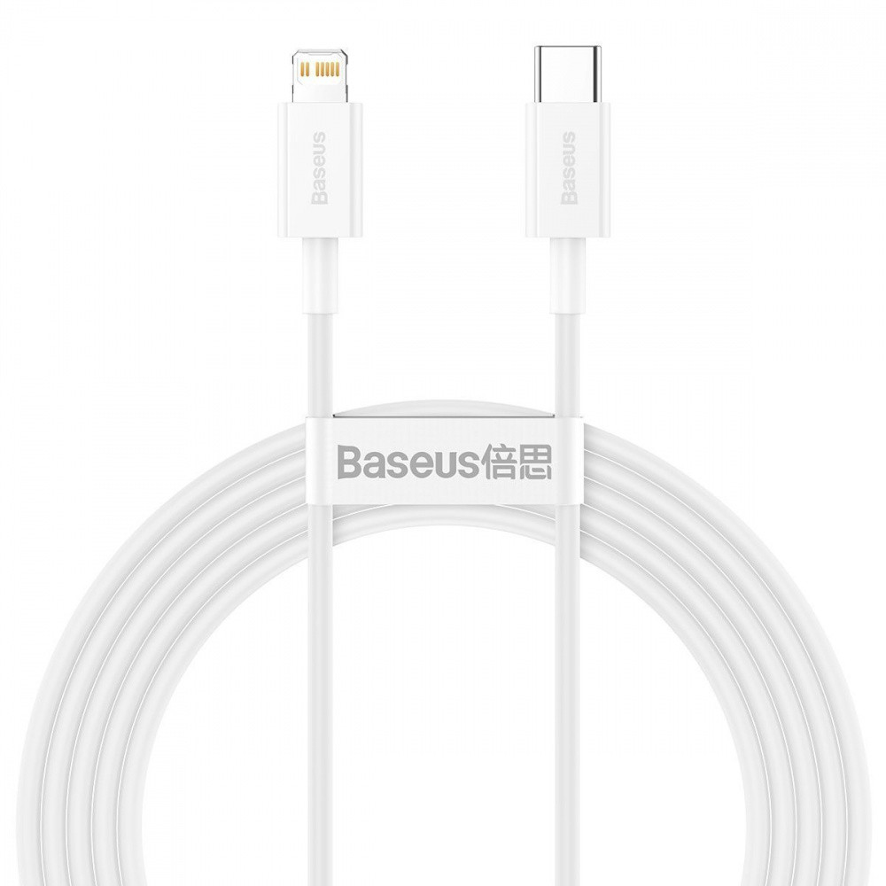 Кабель Baseus Superior Series Fast Charging Type-C to Lightning PD 20W (2m) white