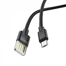 Кабель Hoco U55 Outstanding Micro USB (1.2m) black, фото 6