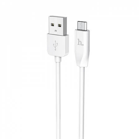 Кабель Hoco X1 Micro USB (2m) white, фото 1