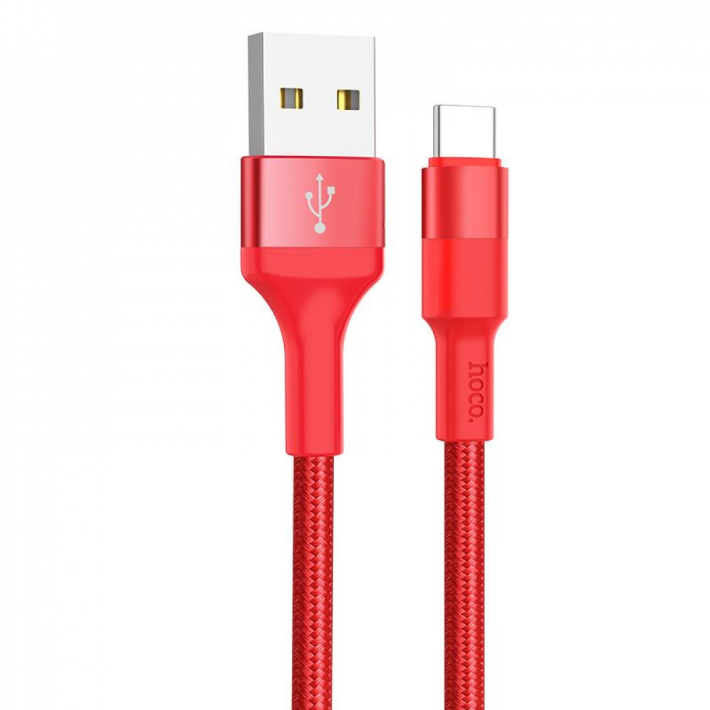 Кабель Hoco X26 Xpress Type-C (1m) red