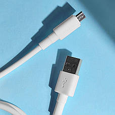 Кабель Proove Small Silicone Micro USB 2.4A (1m) white, фото 6