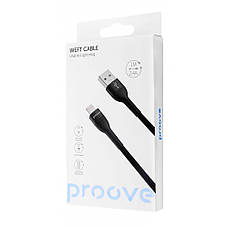 Кабель Proove Weft Lightning 2.4A (1m) black, фото 3