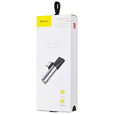 Перехідник AUX Baseus L41 Type-C to Type-C + 3.5 mm black, фото 2