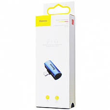 Переходник AUX Baseus L46 Lightning to Lightning + Lightning black, фото 2