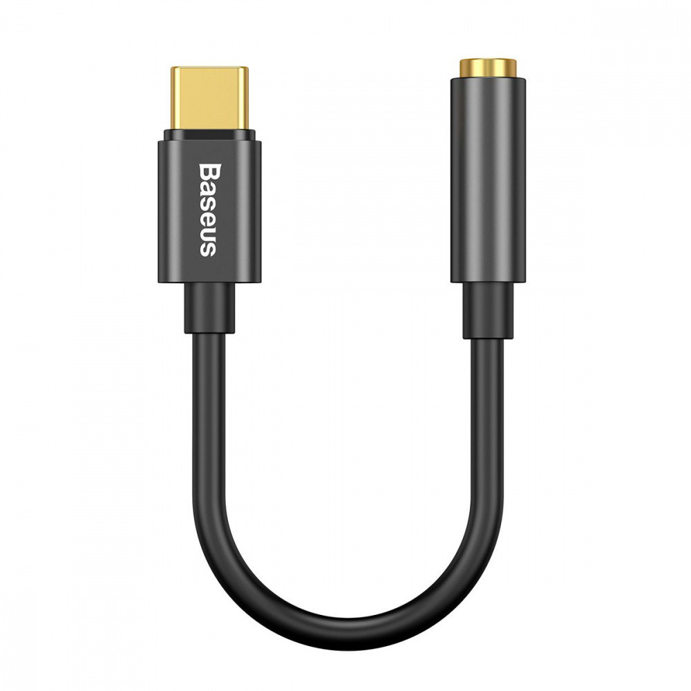 Перехідник AUX Baseus L54 Type-C to 3.5 mm black