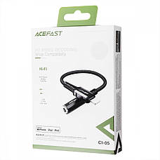 Переходник Acefast C1-05 Lightning to 3.5mm gray, фото 3