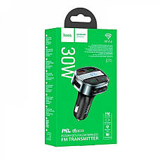 АЗУ Hoco FM Launcher E70 PD30W (USB + Type-C) black, фото 3