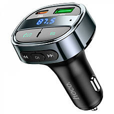 АЗУ Hoco FM Launcher E70 PD30W (USB + Type-C) black, фото 4