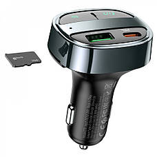 АЗУ Hoco FM Launcher E70 PD30W (USB + Type-C) black, фото 5