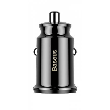 Автомобільний ЗП Baseus Grain 3.1 A 2USB black, фото 1