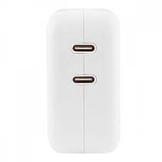Блок живлення 35 W Dual USB-C Port Power Adapter A quality, фото 6