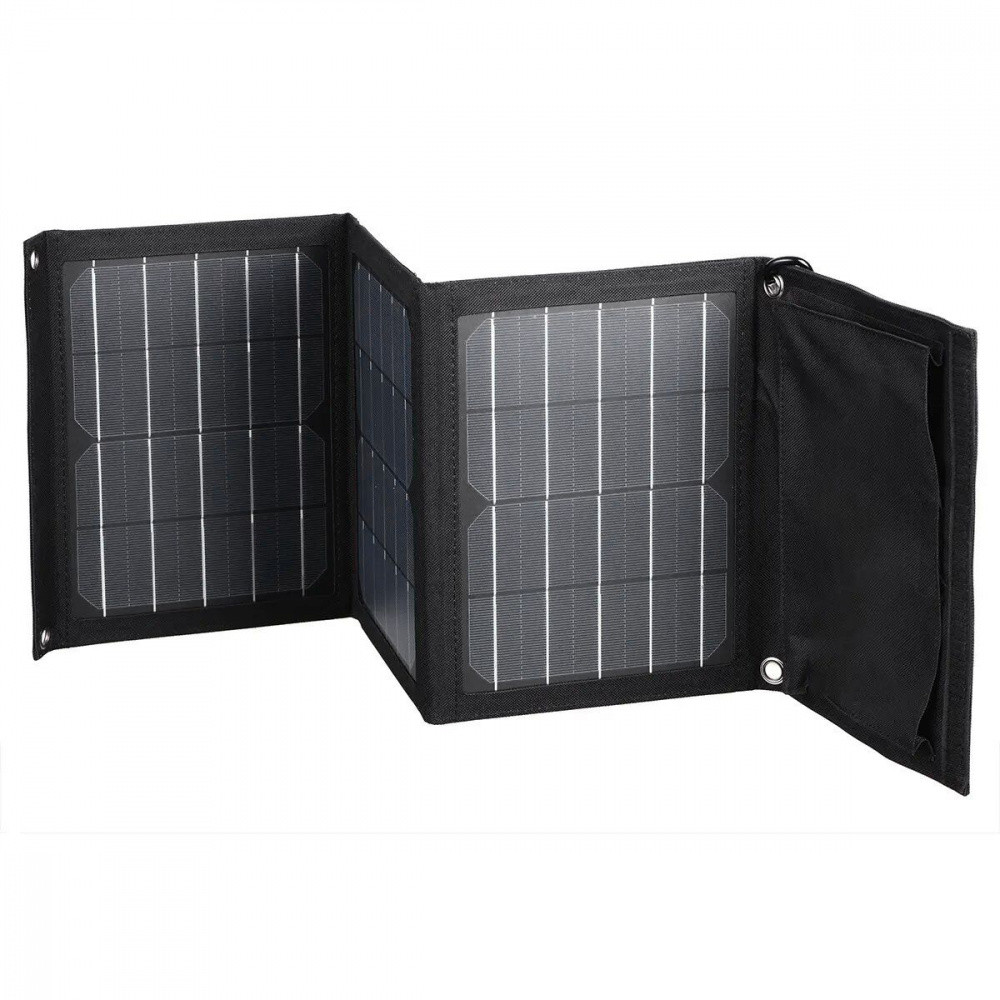 Портативна Сонячна Зарядна Станція Choetech 22W black