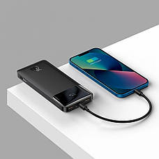 Портативна батарея Baseus Bipow Overseas 20 W 10000 mAh* black, фото 4