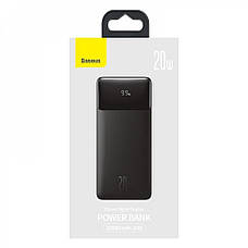 Портативна батарея Baseus Bipow Overseas 20 W 20000 mAh* white, фото 3