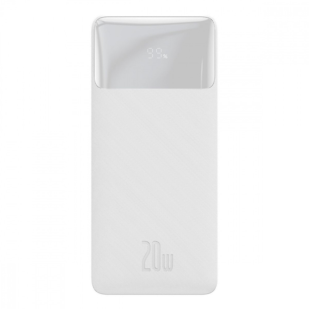 Портативна батарея Baseus Bipow Overseas 20 W 30000 mAh* white
