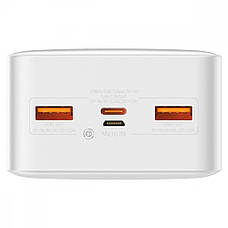 Портативна батарея Baseus Bipow Overseas 20 W 30000 mAh* white, фото 5