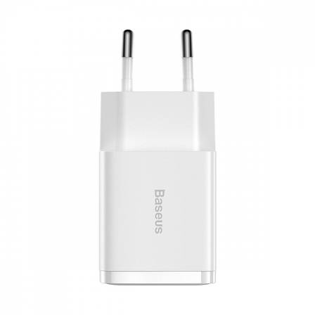 ЗЗП Baseus Compact 10,5 W (2 USB) white, фото 1