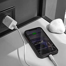 СЗУ Baseus Super Silicone PD Charger 20W (1Type-C) + With Cable Type-C to Lightning black, фото 5