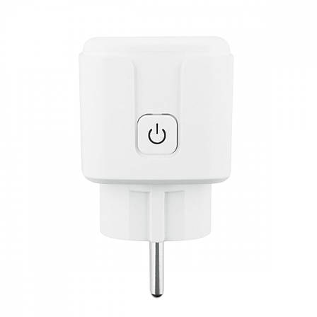 Розумна розетка 16A TUYA Wi-Fi white, фото 1