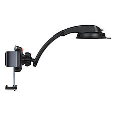 Автотримач Baseus Easy Control Clamp Pyste Type + Air Outlet set black, фото 5