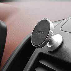 Автотримач Baseus Small Ears Series Magnetic Suction Bracket Vertical Type black, фото 4