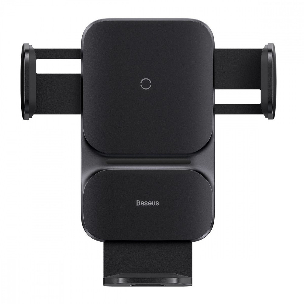 Автотримач з бездротовою зарядкою Baseus Wisdom Auto Alignment 15W black