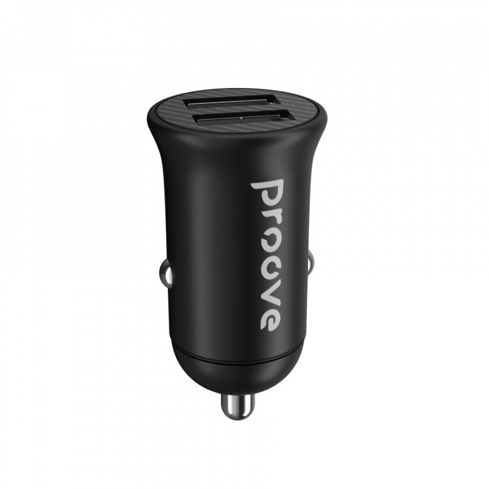 Автомобільний ЗП Proove Kely Car Charger (2USB) black