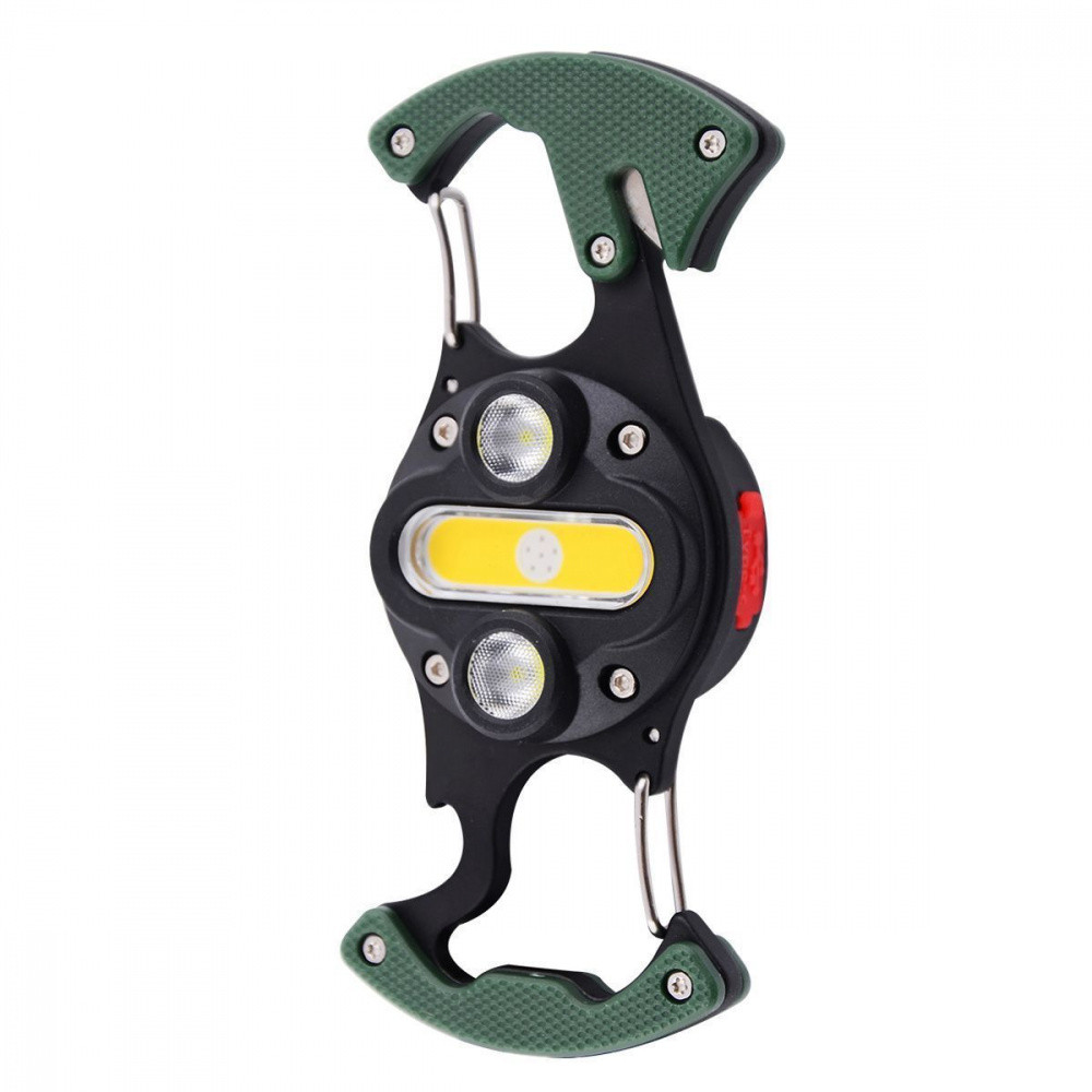 Акумуляторний LED-ліхтарик W5146 з Type-C (7 режимів, карабін, ніж, магніт)