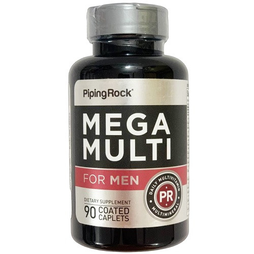 Вітаміни та мінерали Piping Rock Mega Multi for Men (90 таблеток.)