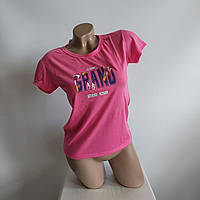 Жіноча футболка женская футболка New Trend (10-70) ярко-розовый