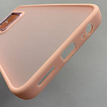 Чохол для Xiaomi Redmi Note 9 матовий з глянцем чохол на телефон сяомі редмі нот 9 персиковий q6y, фото 5