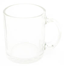 Кружка стеклянная прозрачная
