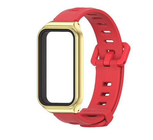 Силіконовий ремінець для Amazfit Band 7 Metal Red