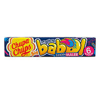 Жевательная резинка малиновая Chupa Chups Big Babol Zungen Maler 27.6г Испания