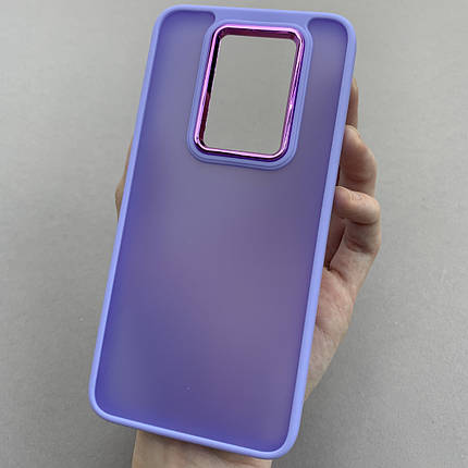 Чохол для Xiaomi Redmi Note 9 матовий з глянцем чохол на телефон сяомі редмі нот 9 бузковий q6y, фото 1