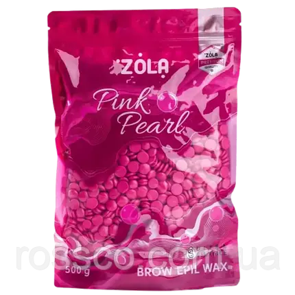 ZOLA ГРАНУЛЬОВАНИЙ ВІСК BROW EPIL WAX PINK PEARL 500 ГР., фото 1
