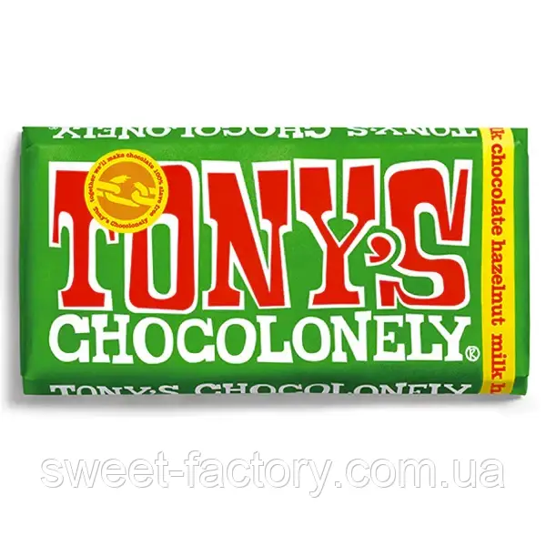 Шоколад Tony's Chocolonely Milk Hazelnut 32% 180g