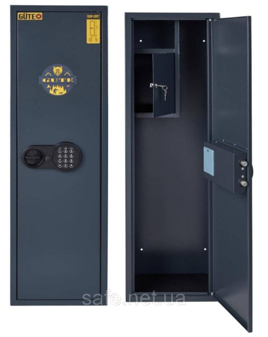 Сейф для зброї GÜTE ОШМ-100-EТ (ВxШxГ:1000x300x200) на 1 рушницю, сейф для рушниці, мисливський сейф