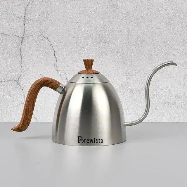Чайник Brewista Artisan, 700 мл для заваривания кофе в воронке, Серебристый, из нержавейки, для V60