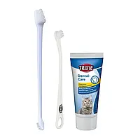 Зубная паста для котов Trixie Dental-Care 50 г + 2 щетки