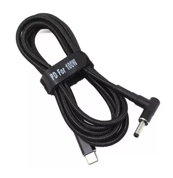 10 шт. USB Type-C кабель DC 3.5×1.35 для заряджання ноутбука 100W від повербанка USB