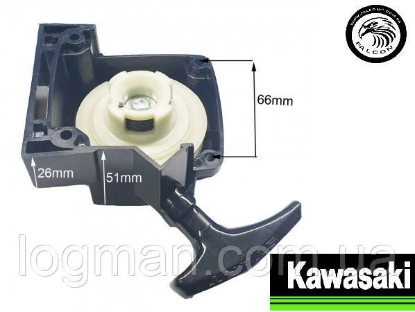 Стартер Kawasaki TJ45E TJ53 Stiga SBC 645 KD Grunhelm GR 43 M Kraissmann MS 52 для бензокосами Стіга