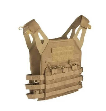 Тактичний жилет плитоноска Plate Carrier Gen 2 Mil Tec Койот (13463205).PeremogaUA