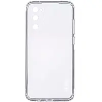 TPU чехол GETMAN Clear 1,0 mm для Samsung Galaxy S20 FE Бесцветный (прозрачный)