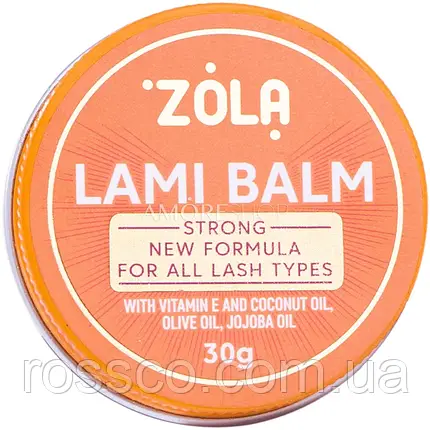 ZOLA LAMI BALM Клей без клею для ламінування вій, 30 мл (апельсиновий), фото 3