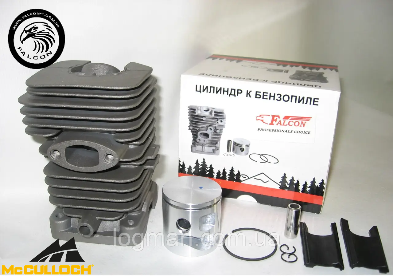 Циліндр з поршнем McCULLOCH CS42S CS330 CS360 CS360T CS370 CS400 CS400T CS420T Mac 7-38 7-40 7-42, 5300718-85, фото 1
