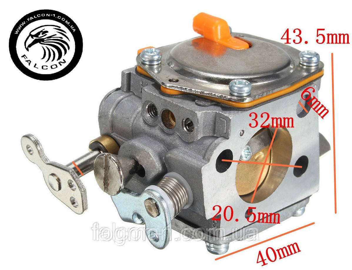 Карбюратор Falcon для Hus qvarna K650, K700, K800, K1200, K1260, (5032812-70, 503280418, 506321503) Walbro WG-9A Smart Carb, фото 1
